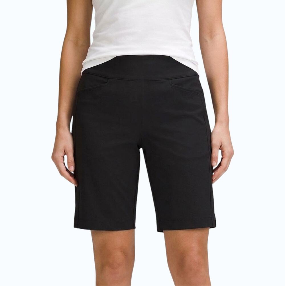 Lady Hagen Tummy Control Shorts Black 10 Inch Golf Athletic Women XS NWT